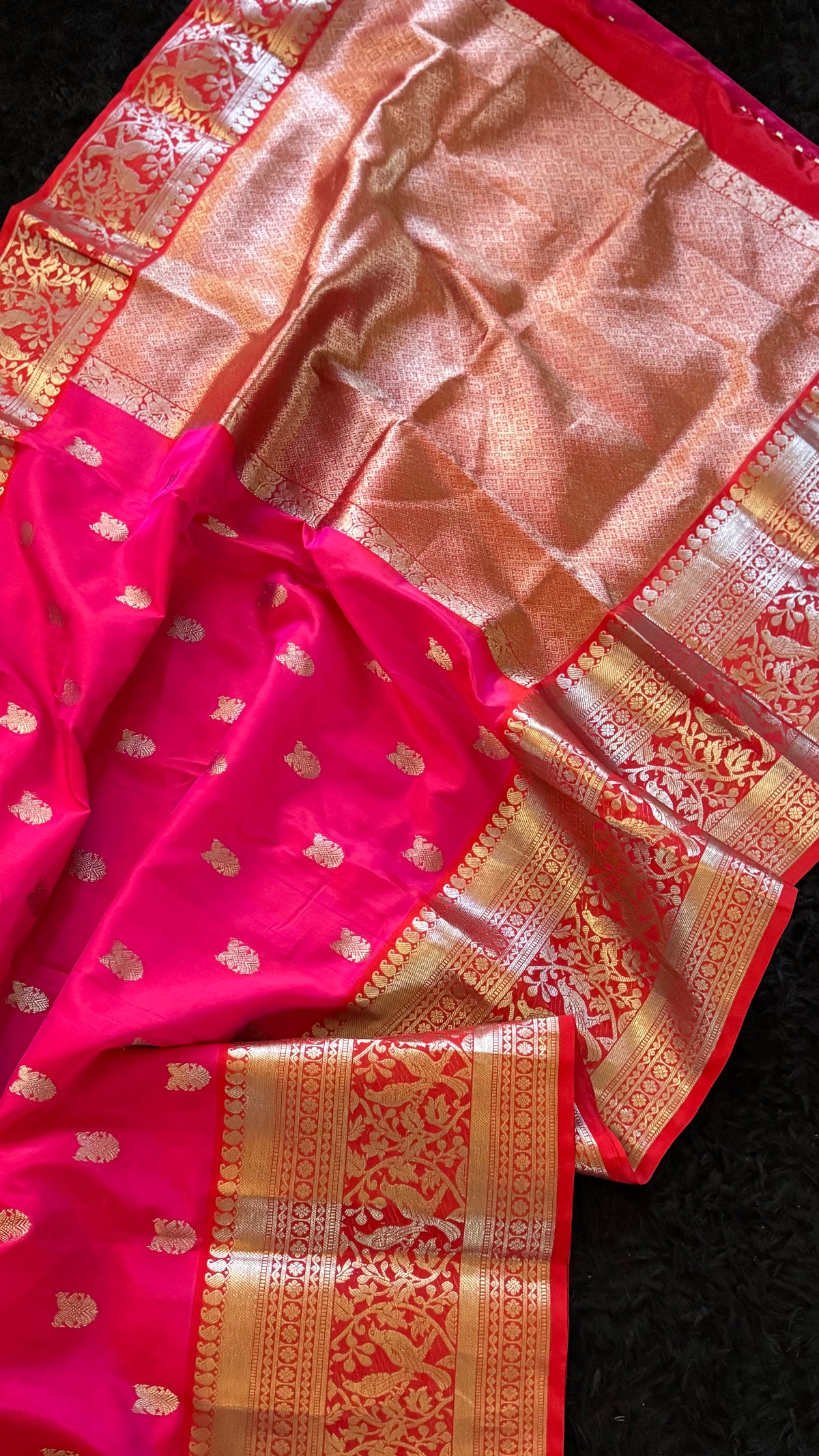 Pink Venkatagiri Pure SIlk Handloom