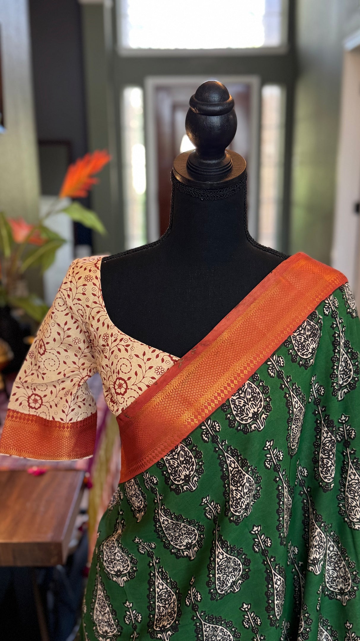 Kalamkari Chinuri Silk