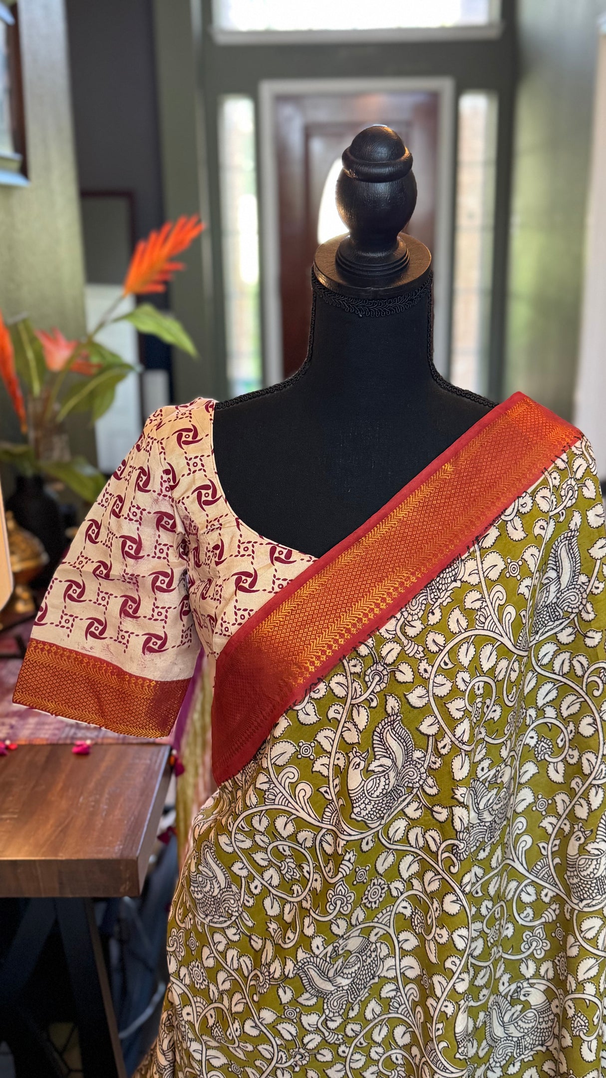 Kalamkari Chinuri Silk