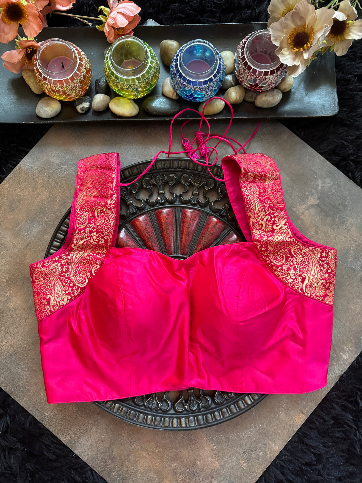Silk with Brocade Blouse