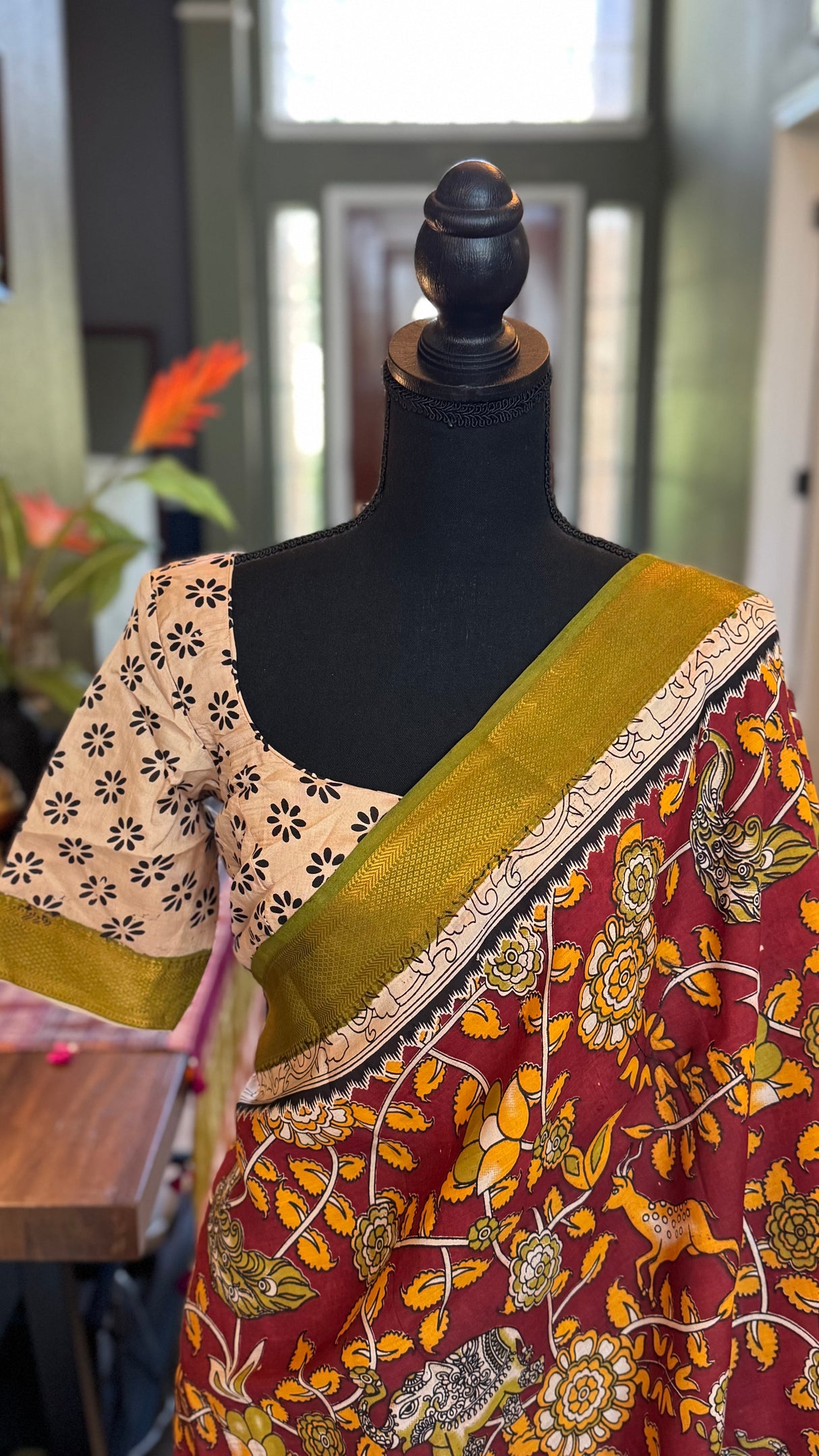 Kalamkari Chinuri Silk