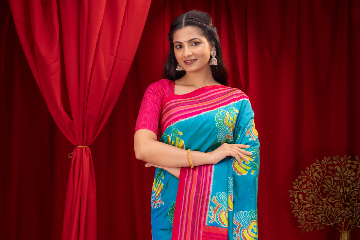 Gadwal Handloom Pure Silk Saree