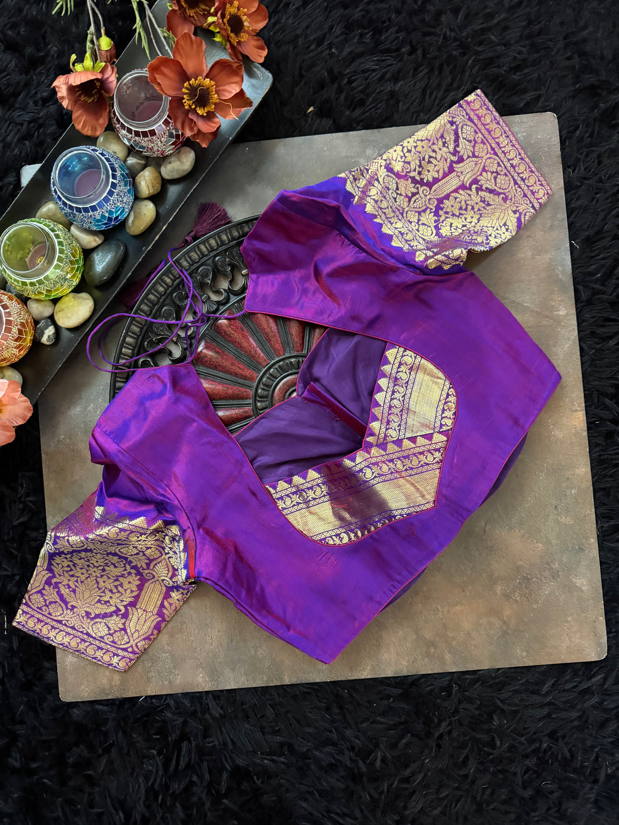 Red Venkatagiri Pure SIlk Handloom