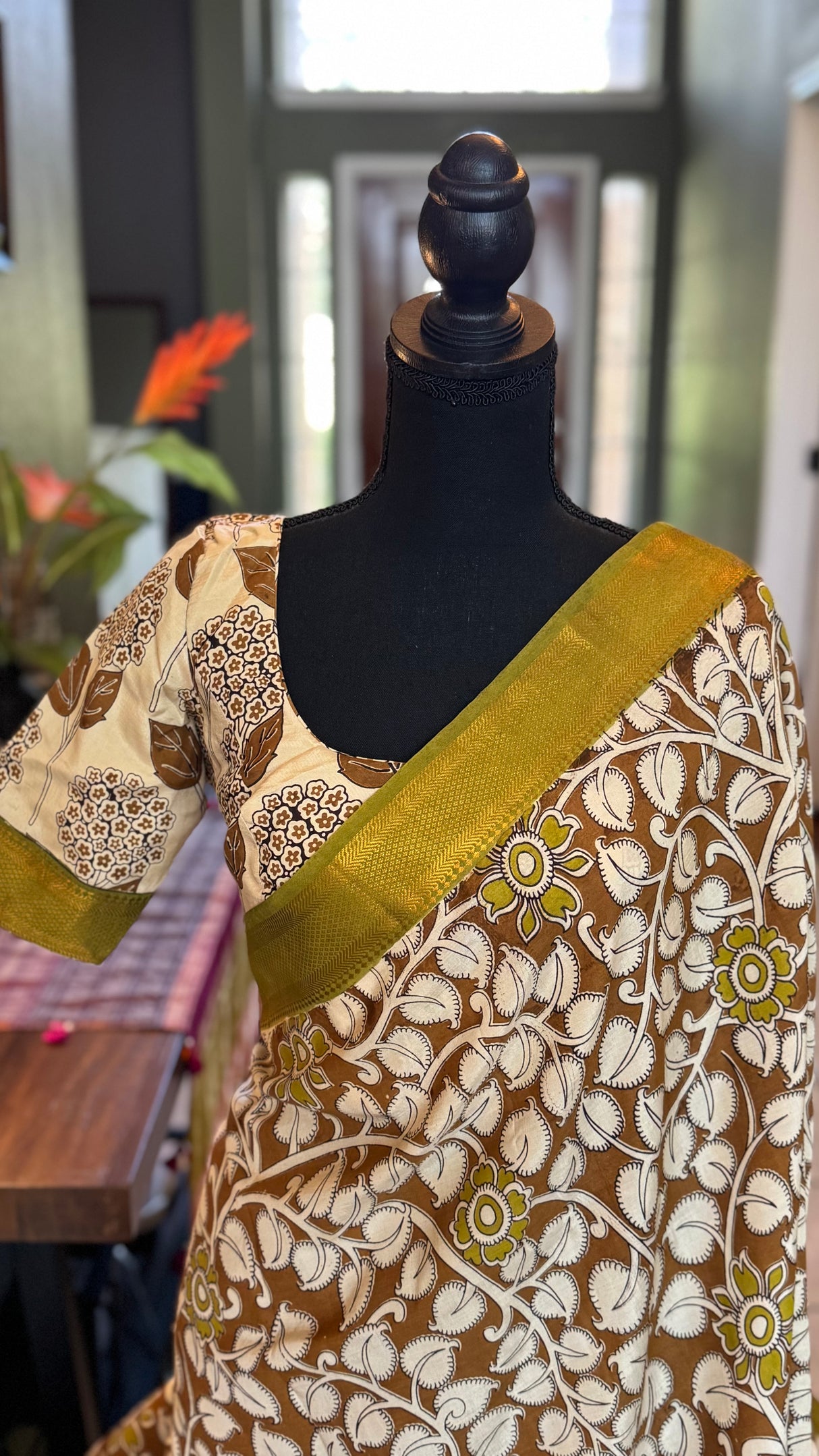 Kalamkari Chinuri Silk
