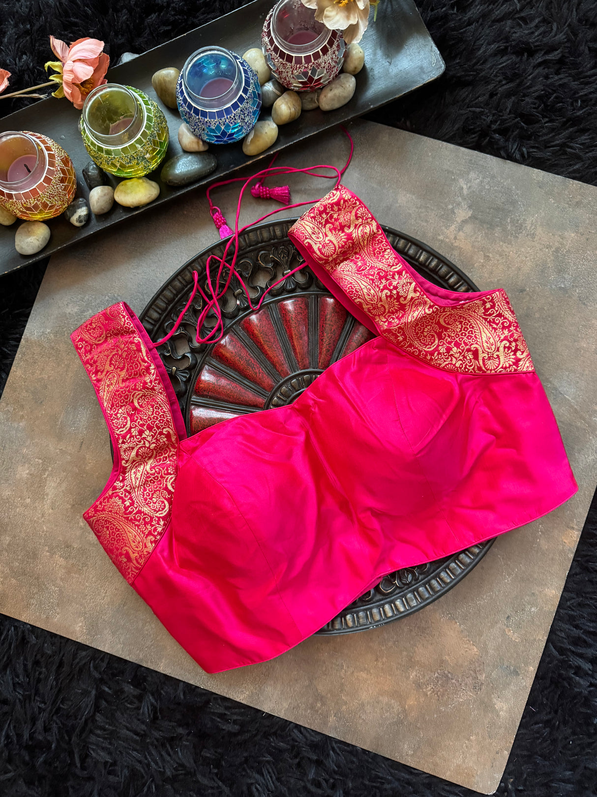 Silk with Brocade Blouse