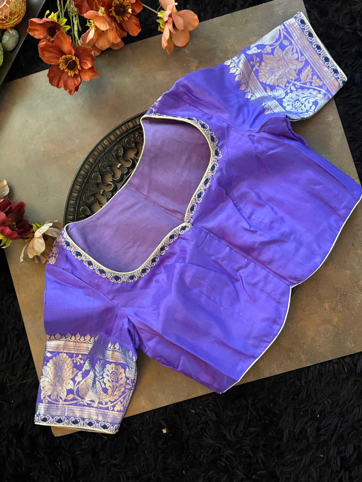 Lavender Venkatagiri Pure SIlk Handloom