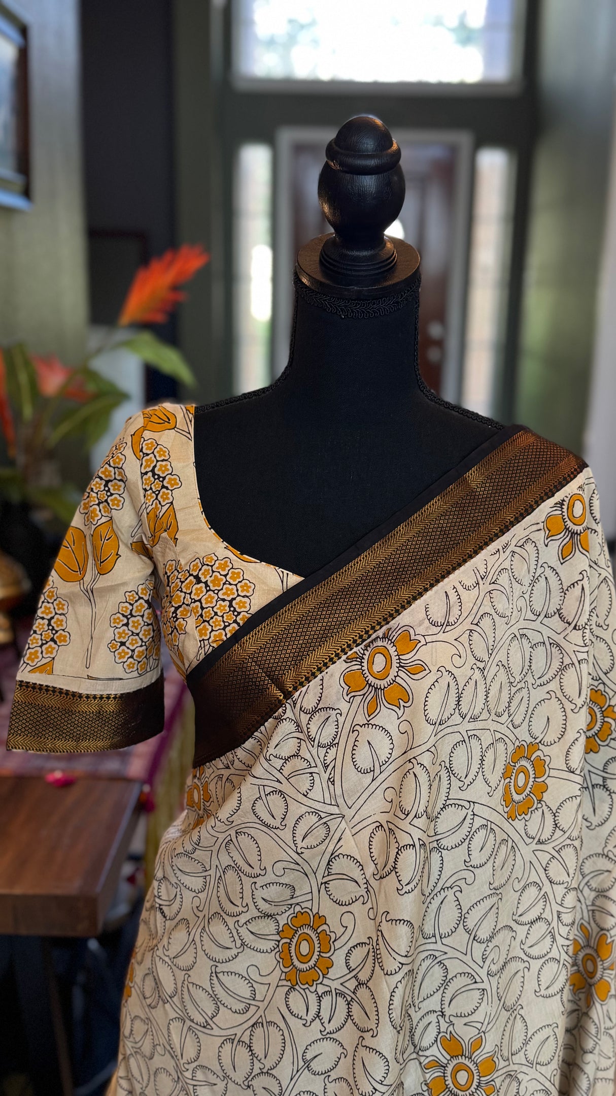 Kalamkari Chinuri Silk