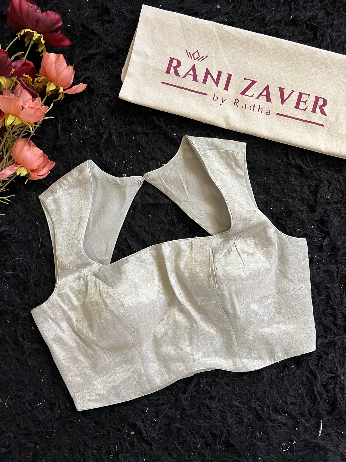 Silver Tissue Blouse 38