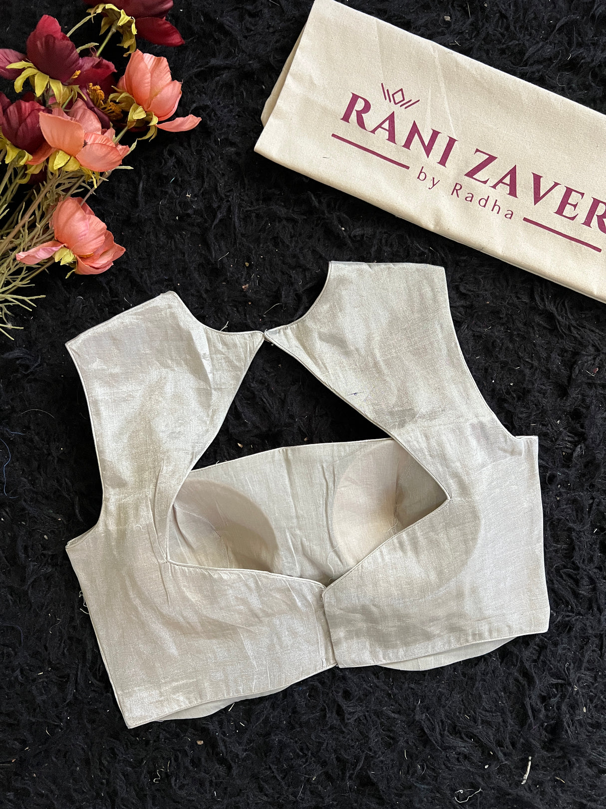 Silver Tissue Blouse 38