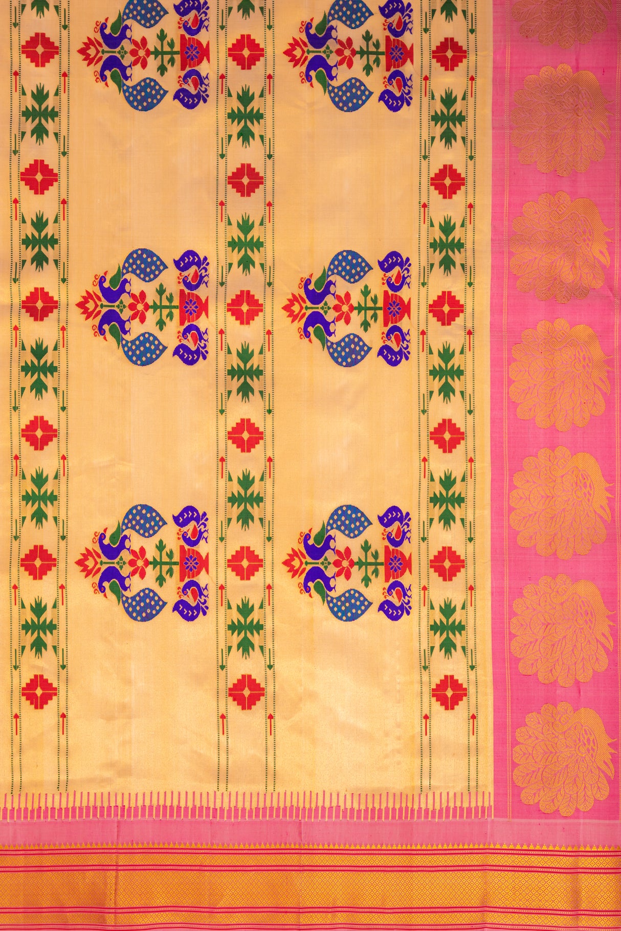 Brocade Paithani Handloom Pure Silk