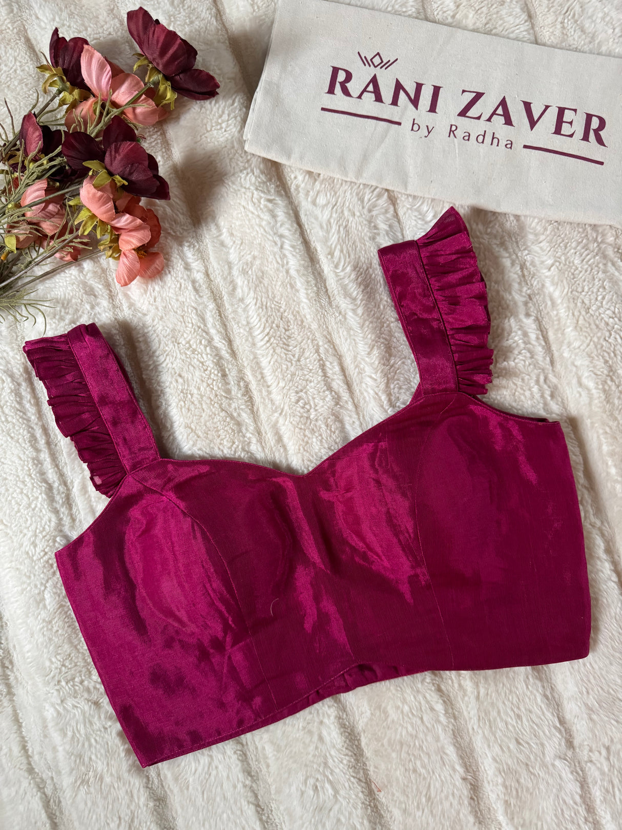 Magenta Pink Tissue Blouse 34