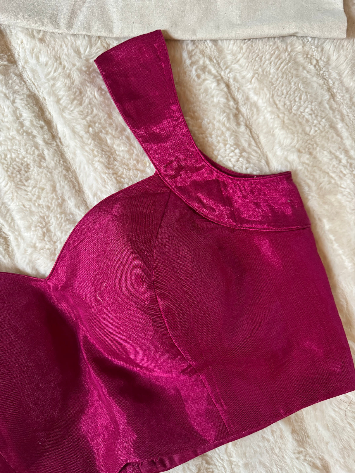 Magenta Pink Tissue Blouse 38