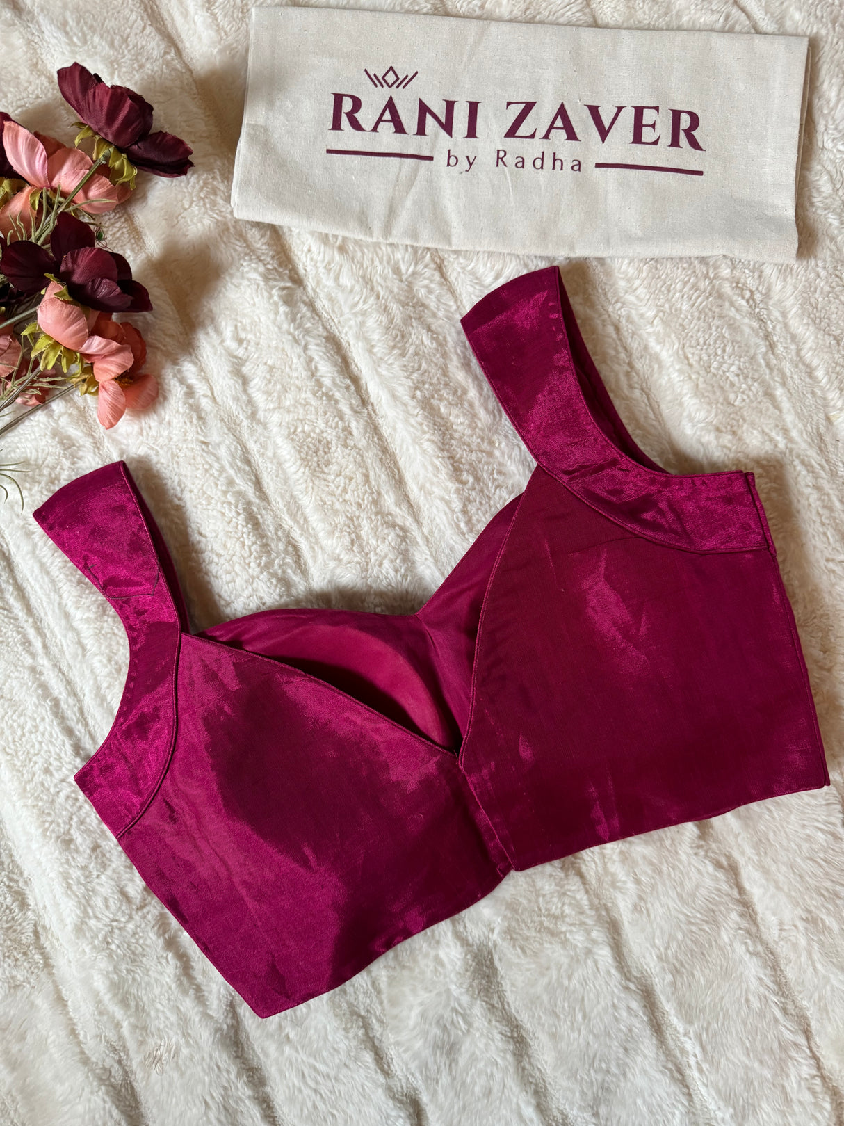 Magenta Pink Tissue Blouse 38