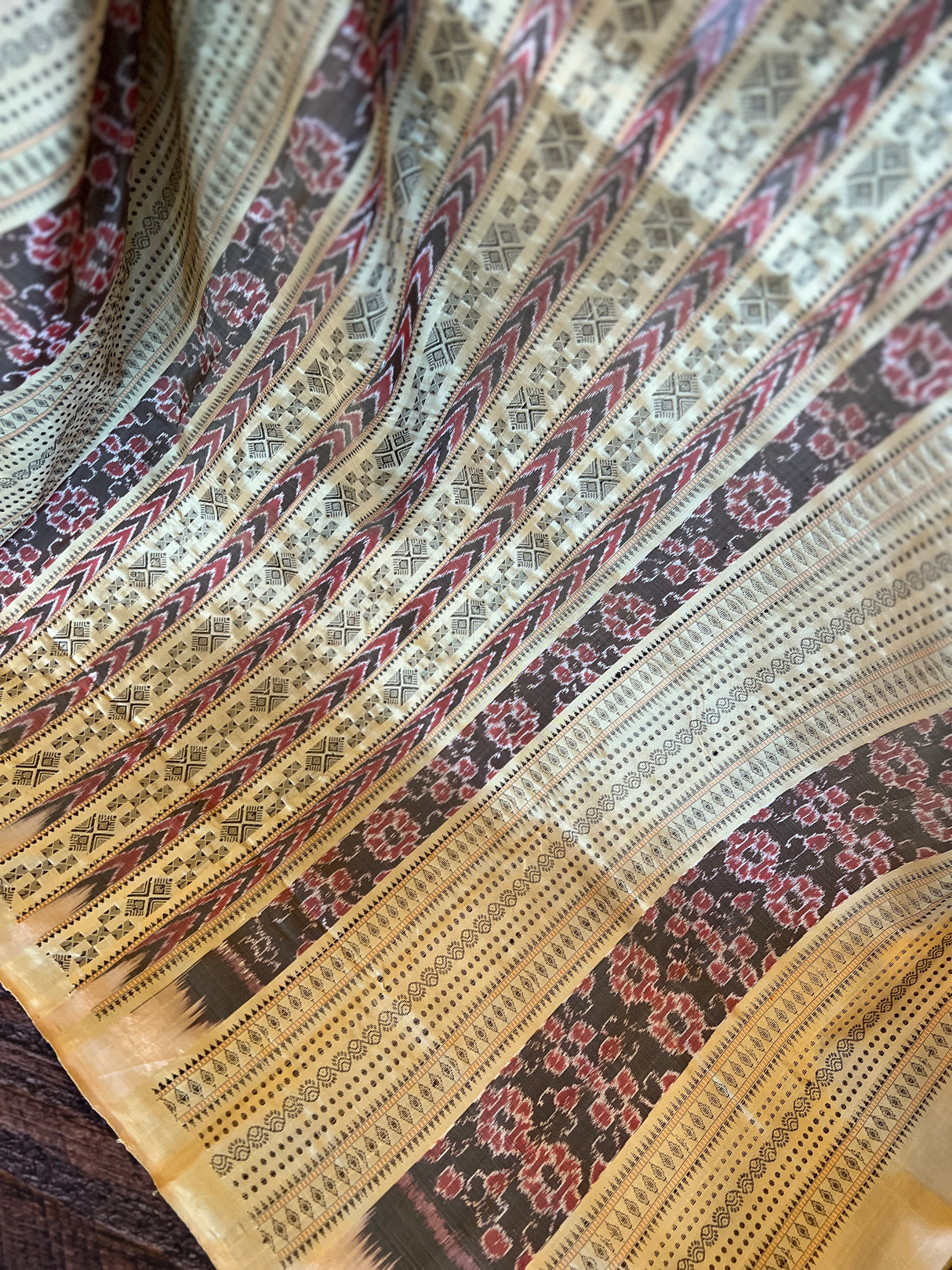Sambalpuri Bomkai Handloom Pure Silk Saree
