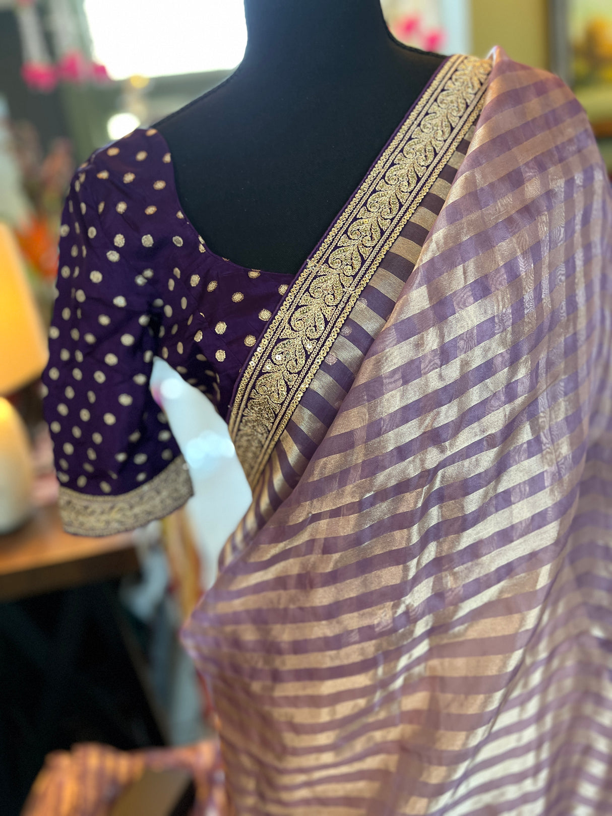 Lavender Pure Organza with BP