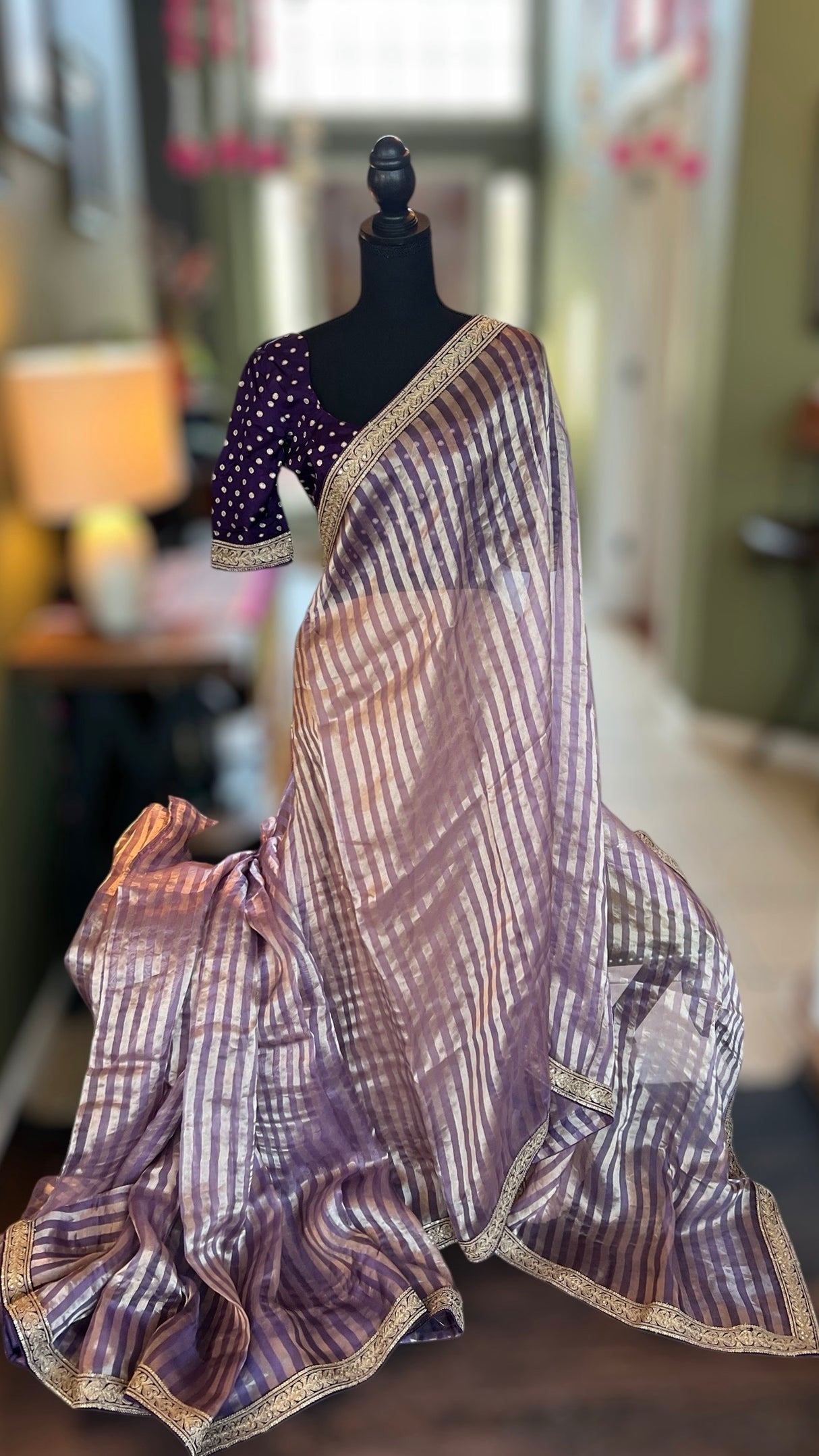 Lavender Pure Organza with BP
