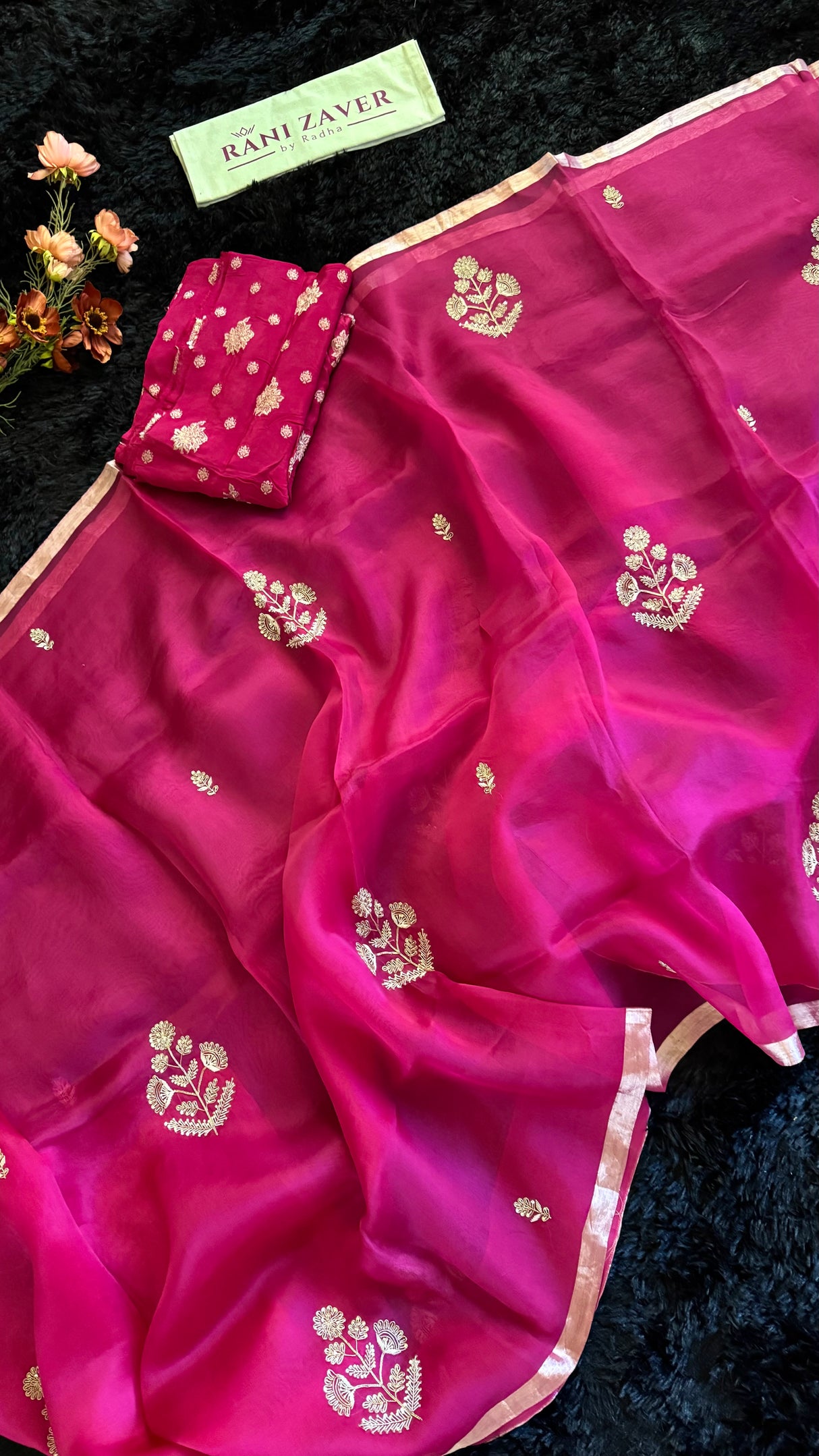 Magenta Pure Organza