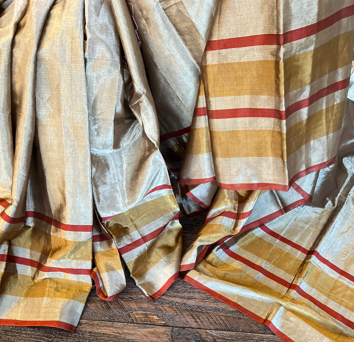 Chanderi Tissue Pattu Silk
