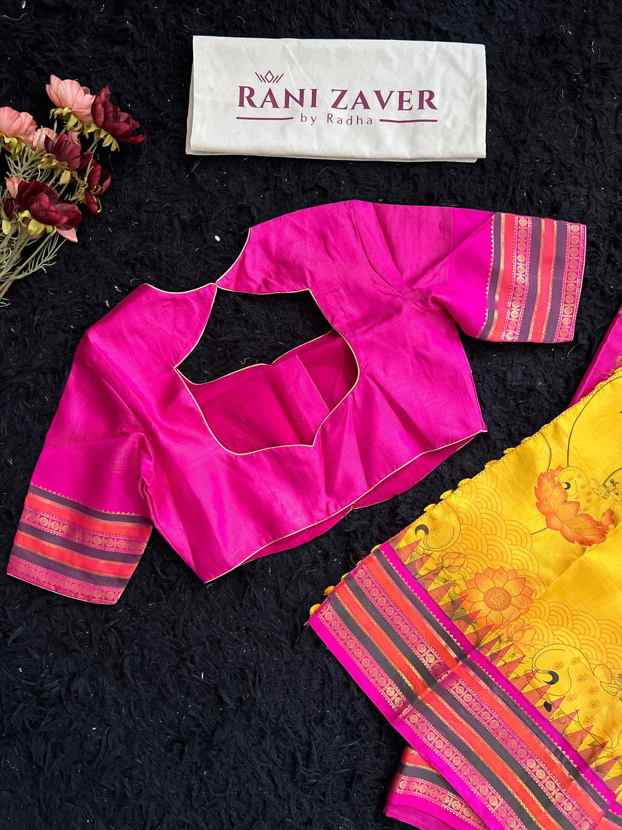 Pichwai Digital Print Korvai Kanchipuram Pure Silk