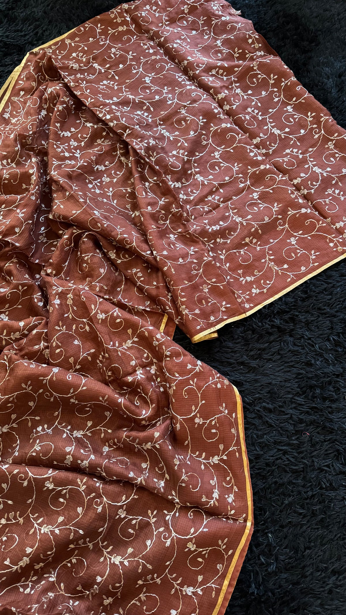 Brown Silk Kota
