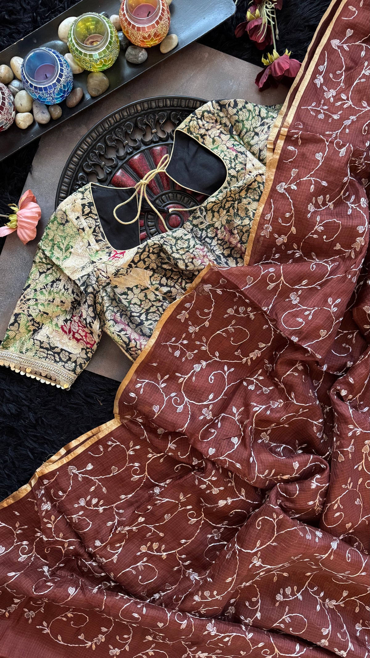 Brown Silk Kota