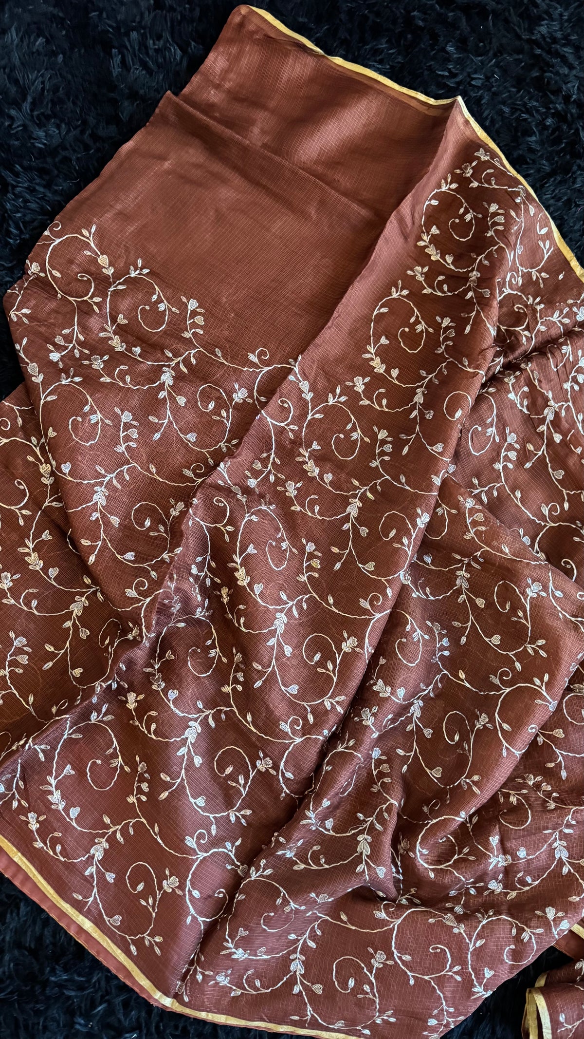 Brown Silk Kota