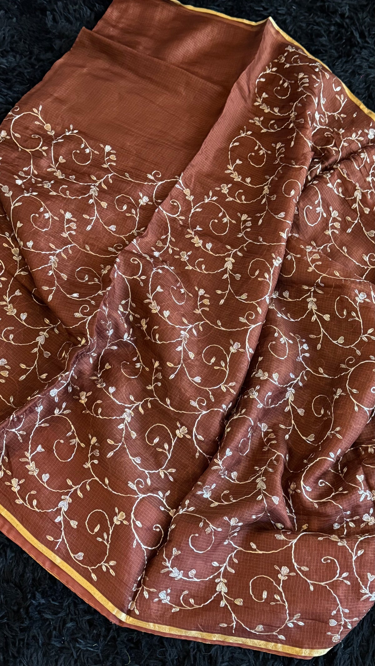 Brown Silk Kota