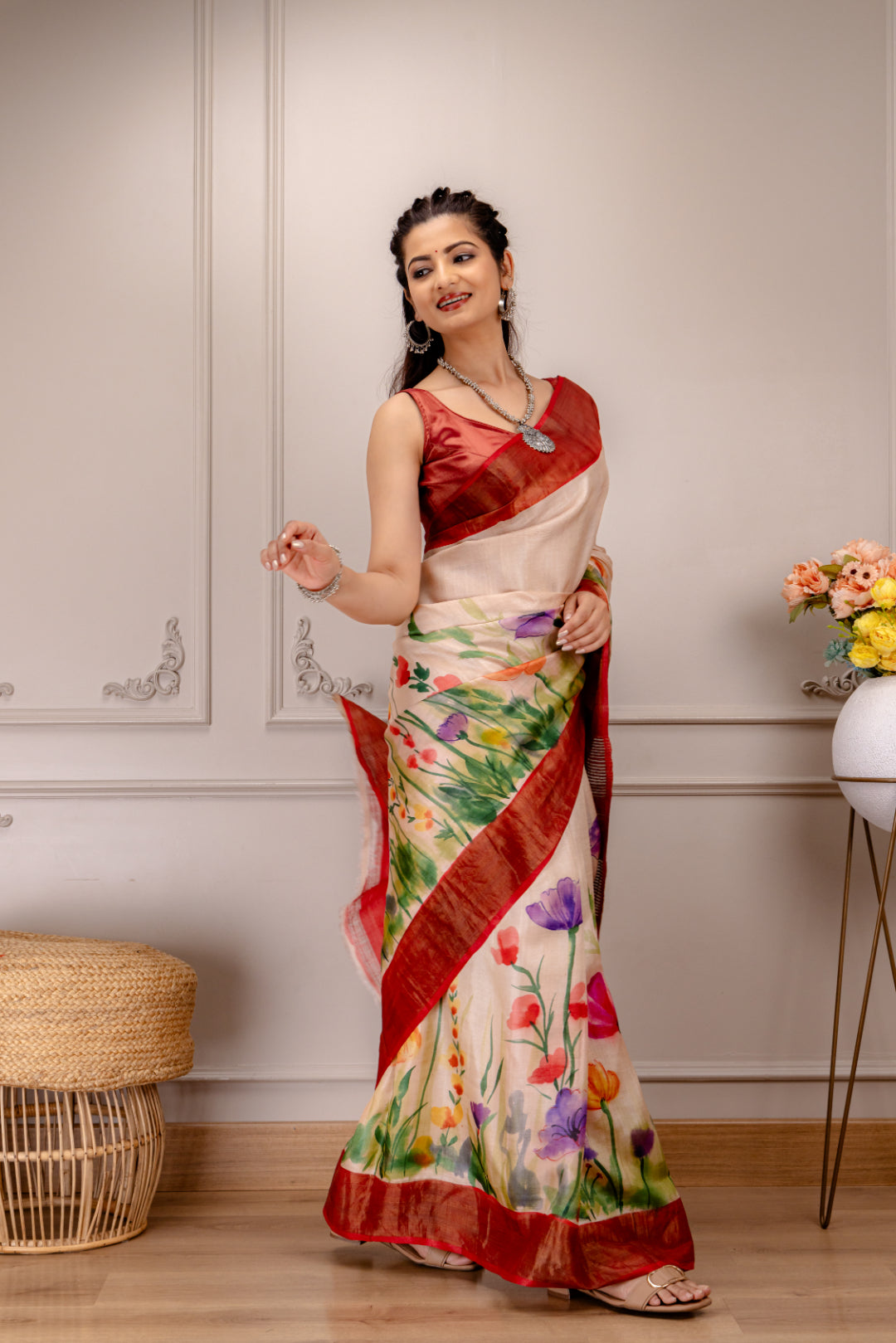 tussar saree collection