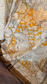 Kalamkari Chinuri Silk