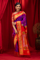 Exclusive Gadwal Paithani silk saree