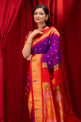 Exclusive Gadwal Paithani silk saree