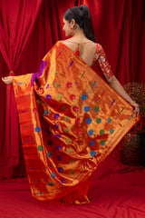 Exclusive Gadwal Paithani silk saree