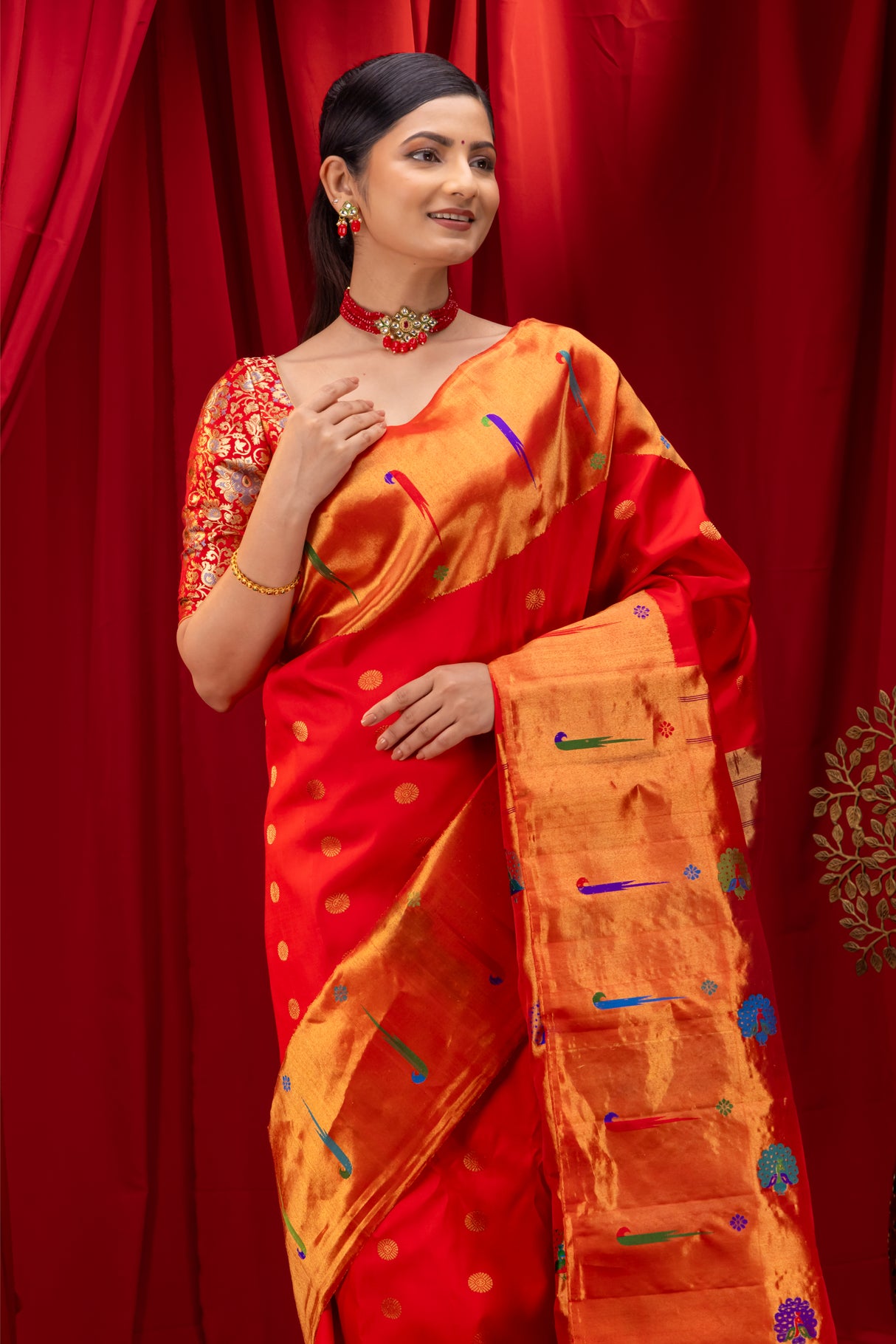 Exclusive Gadwal Paithani silk saree