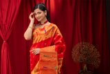 Exclusive Gadwal Paithani silk saree