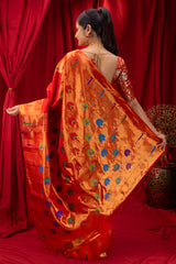 Exclusive Gadwal Paithani silk saree