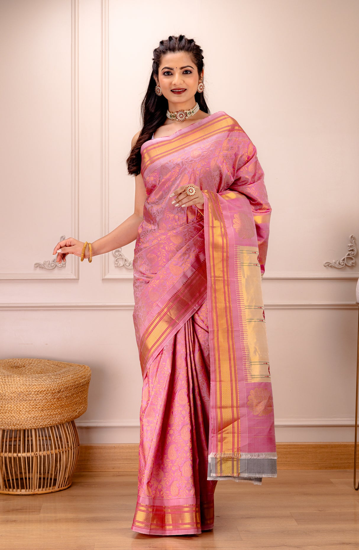 Brocade Paithani Handloom Pure Silk AUS