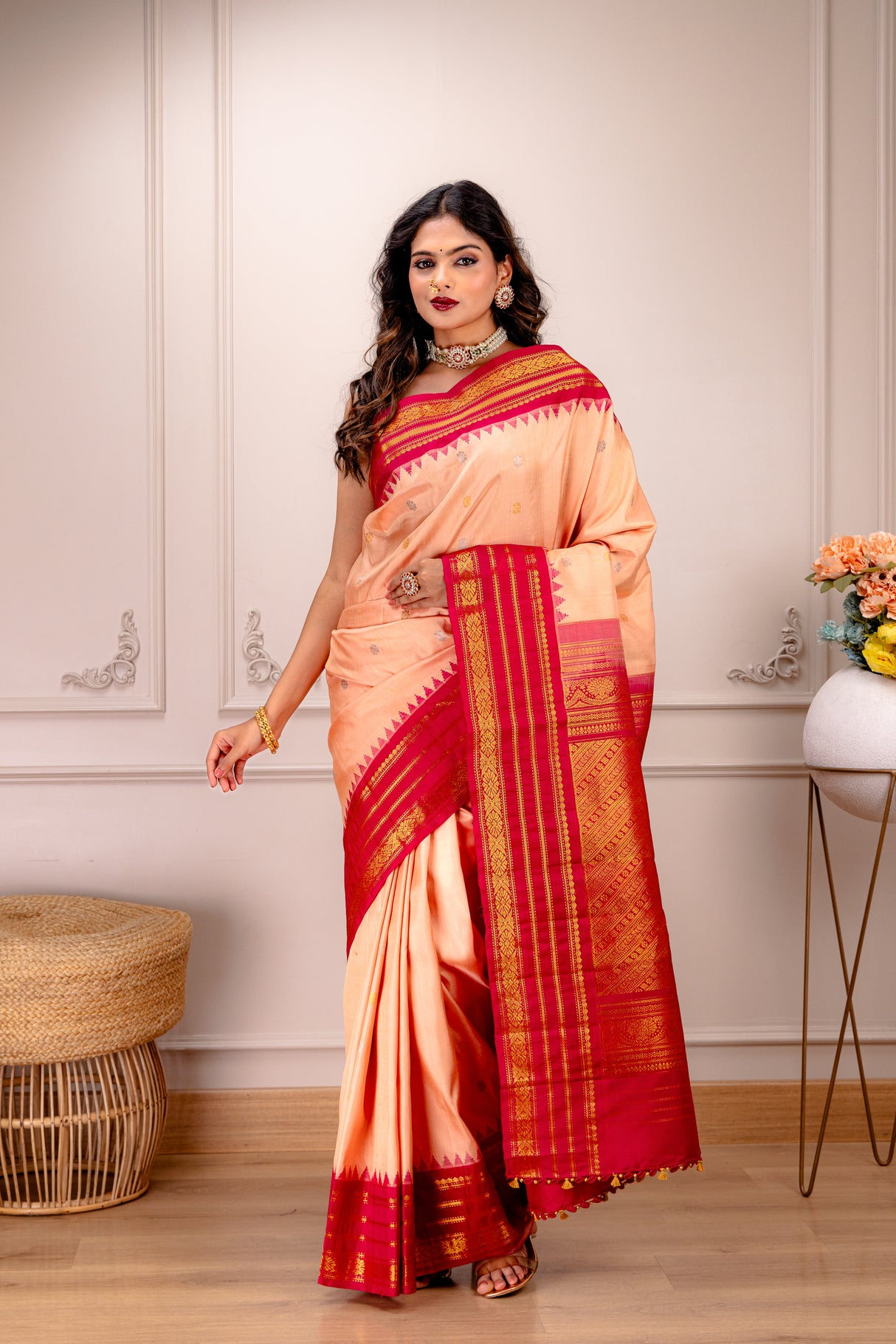 Gadwal Handloom Pure Silk AUS