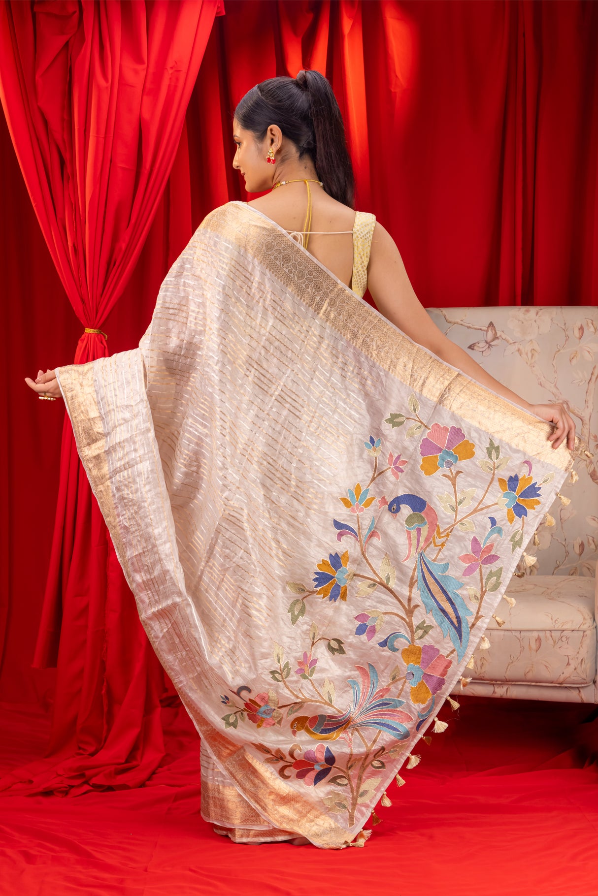 Gadwal Handloom Pure Silk saree