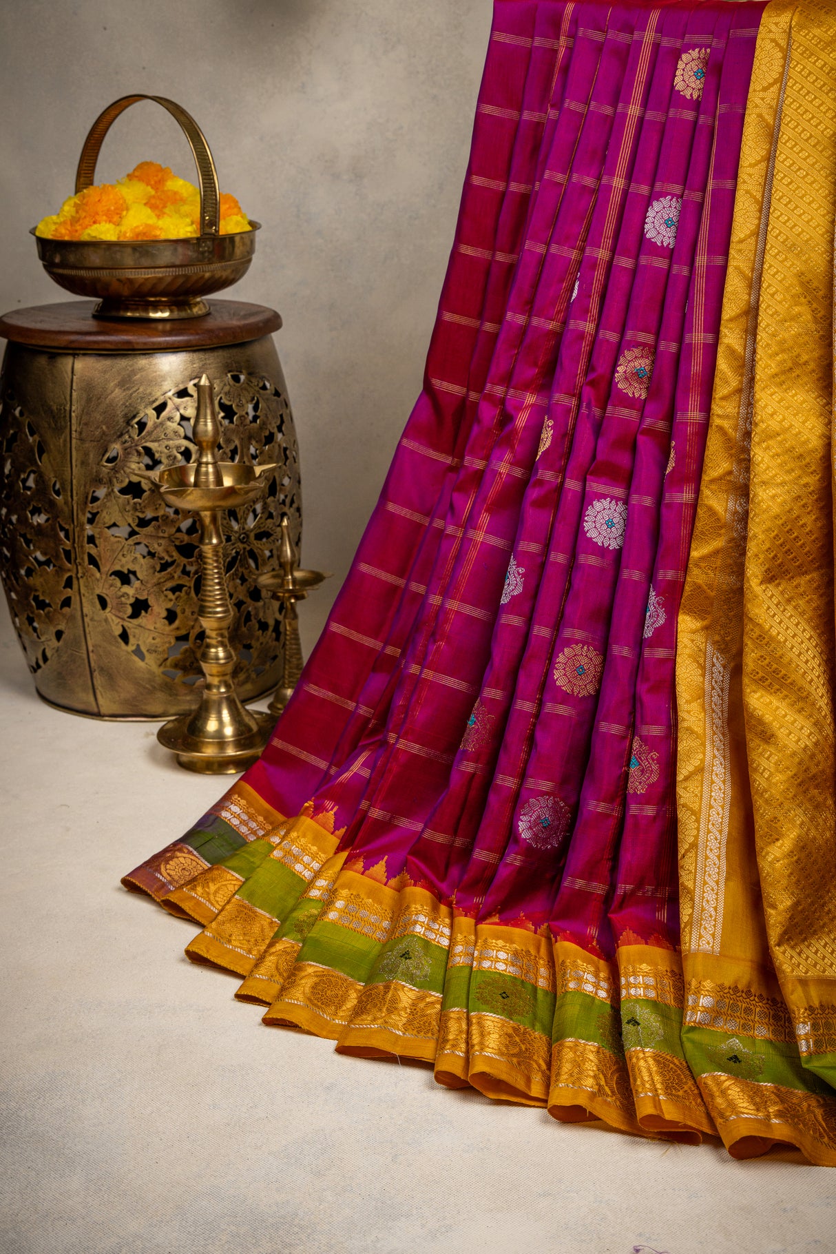 Gadwal handloom Pure Silk saree