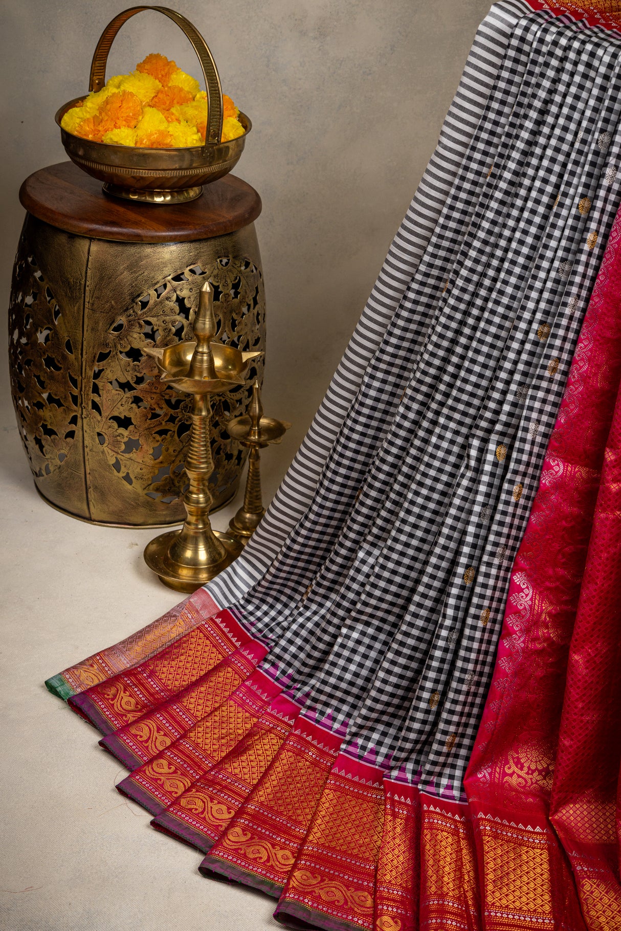 Gadwal handloom Pure Silk