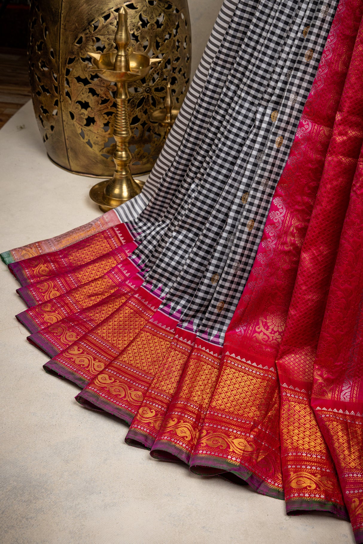 Gadwal handloom Pure Silk