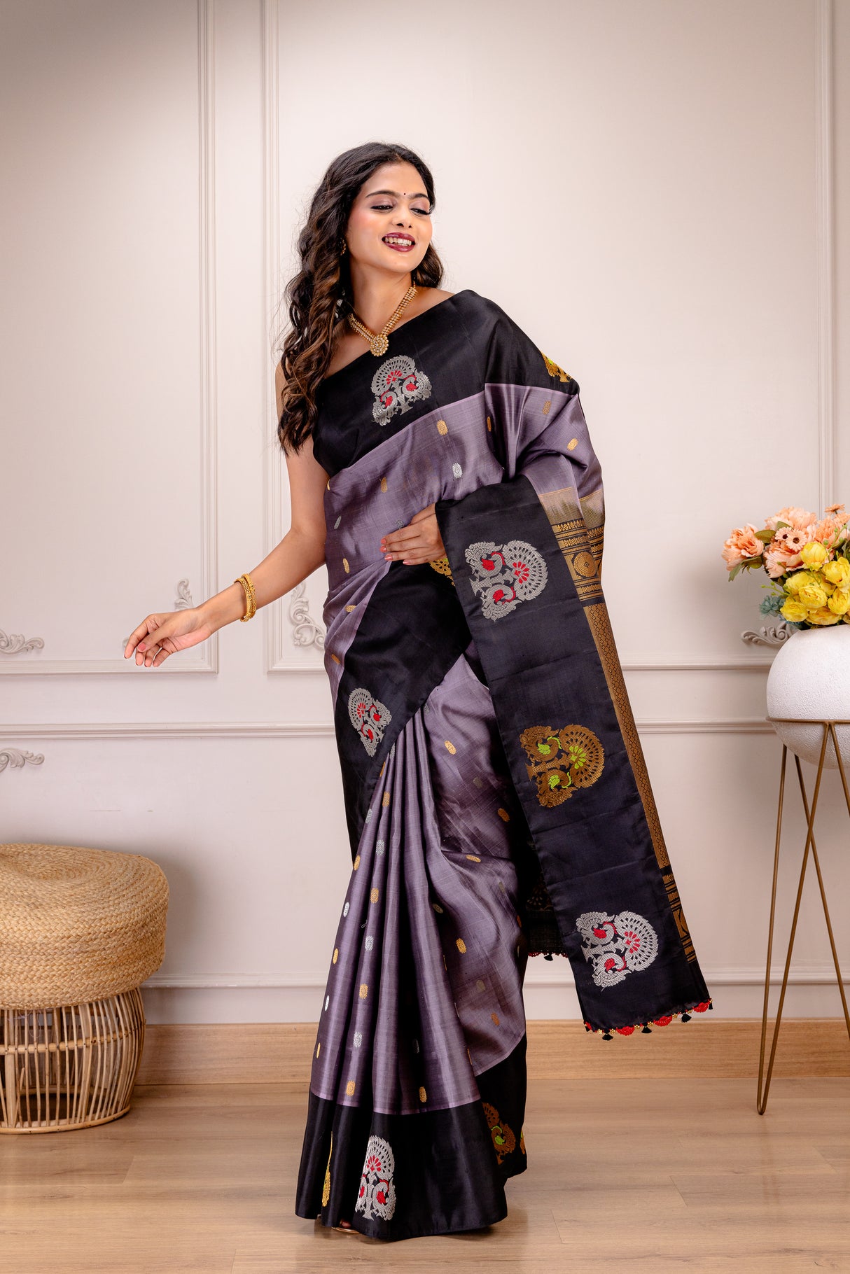 Gadwal Handloom Pure Silk AUS