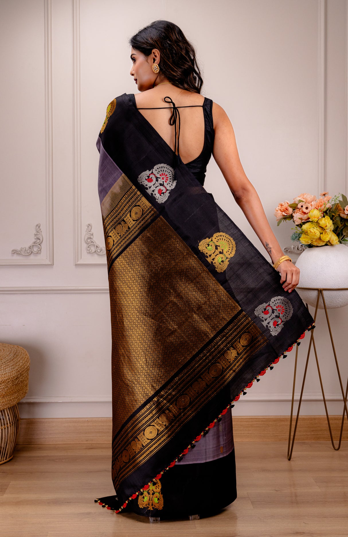 Gadwal Handloom Pure Silk AUS