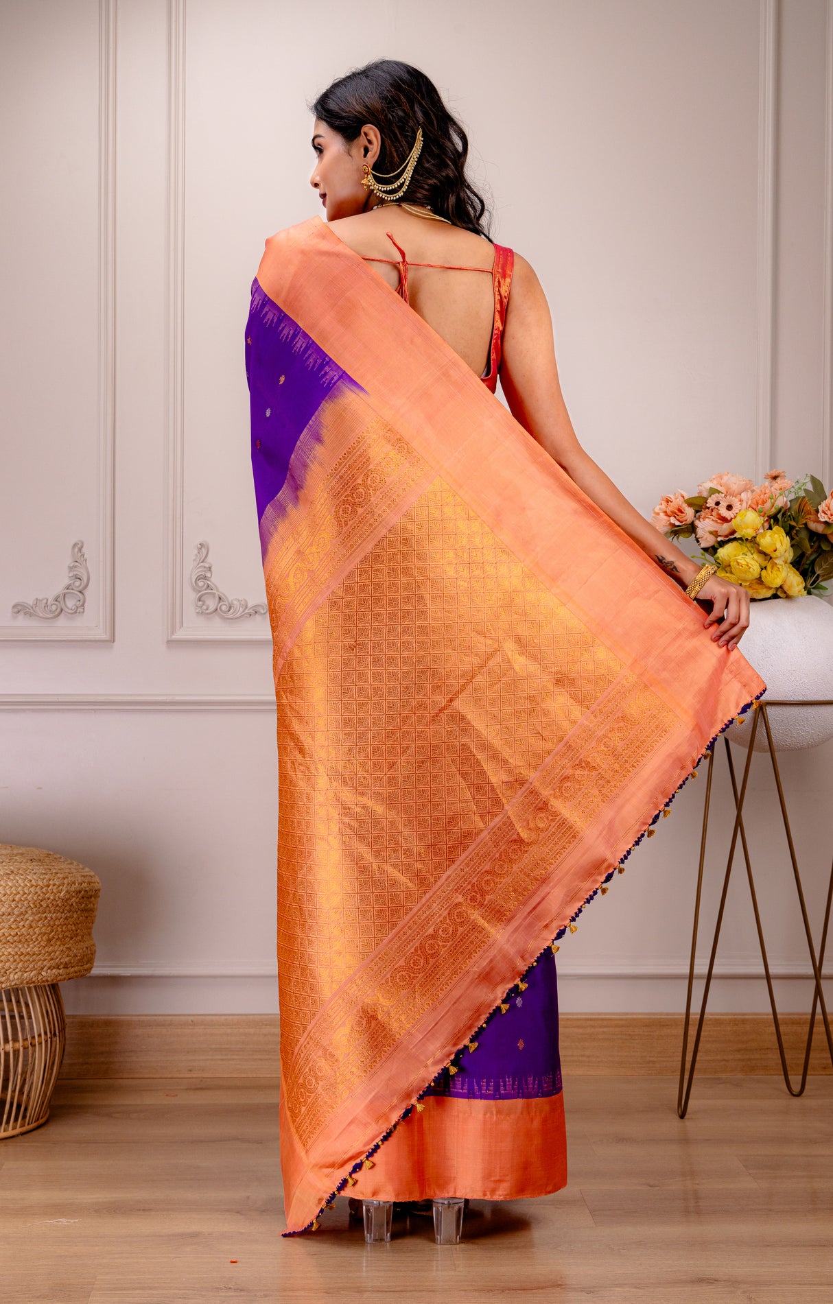 Gadwal Handloom Pure Silk 44 AUS