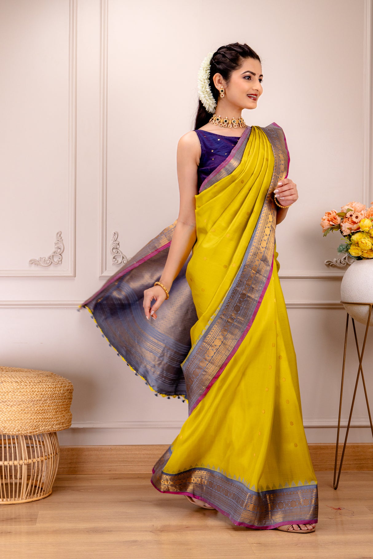 Gadwal Handloom Pure Silk BLR