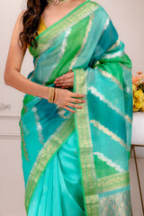 Banaras Kora Organza Silk Saree