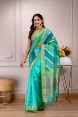 Banaras Kora Organza Silk Saree