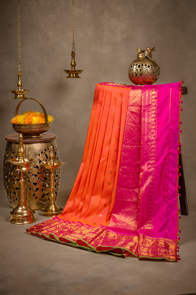 Gadwal handloom Pure Silk saree