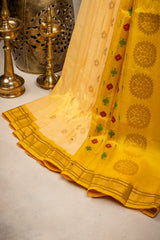 Maharani Paithani kadiyal Handloom Pure Silk