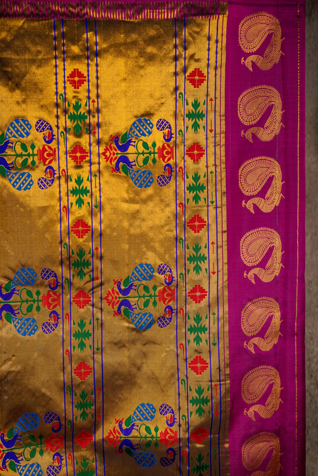 Maharani Paithani Handloom Brocade Pure Silk BLR